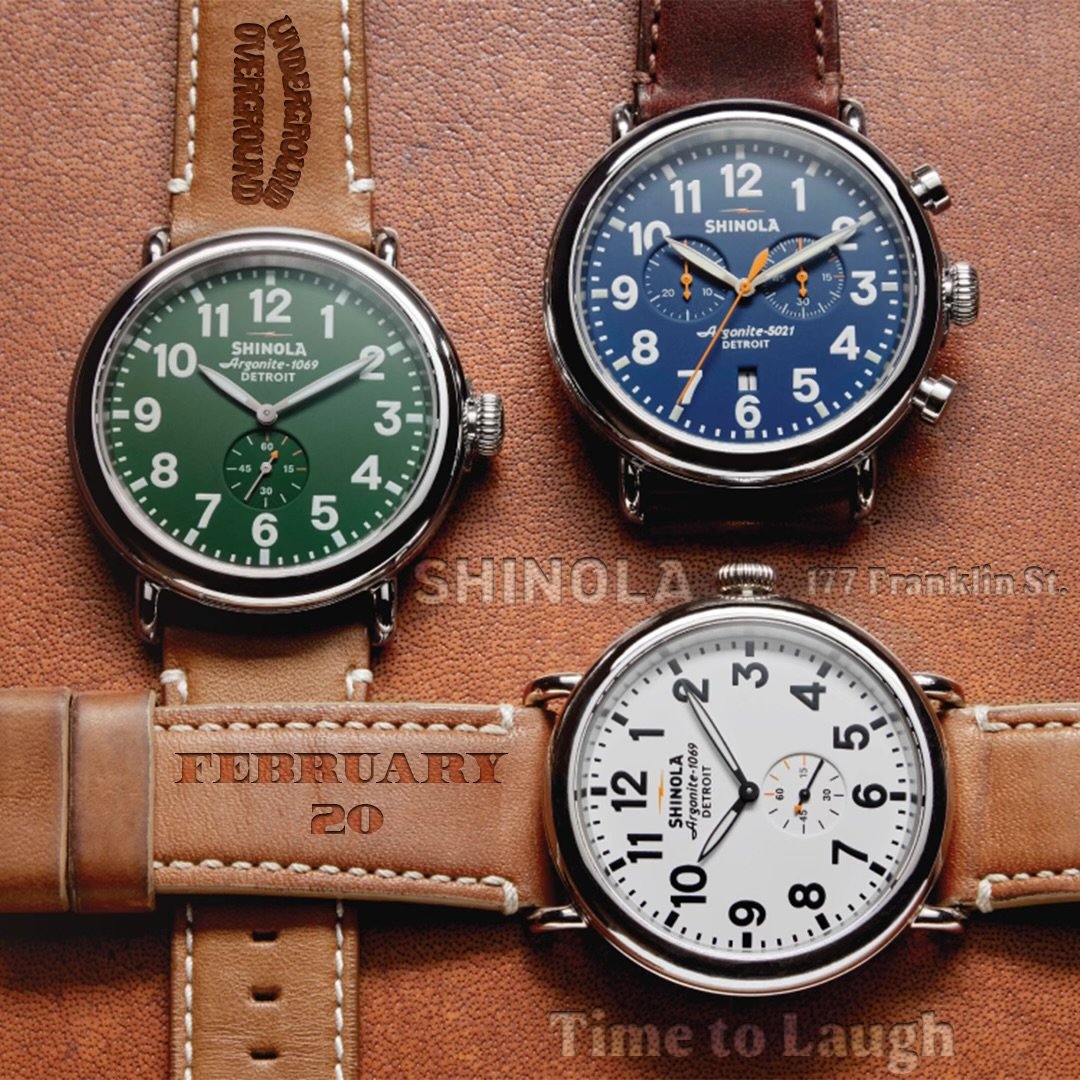 Time to Laugh with Shinola