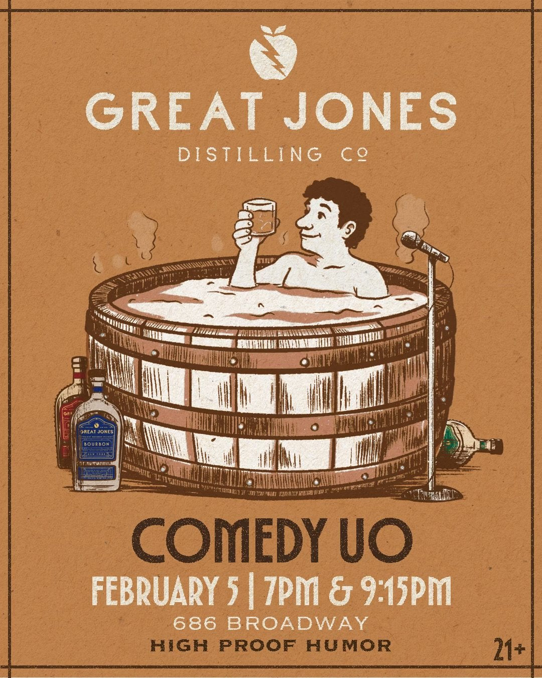 Nudge Exclusive: Distillery Comedy Show